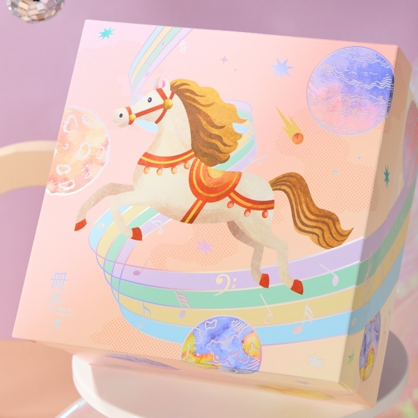 彩馬樂章-彌月禮盒-彌月油飯-蜂蜜蛋糕