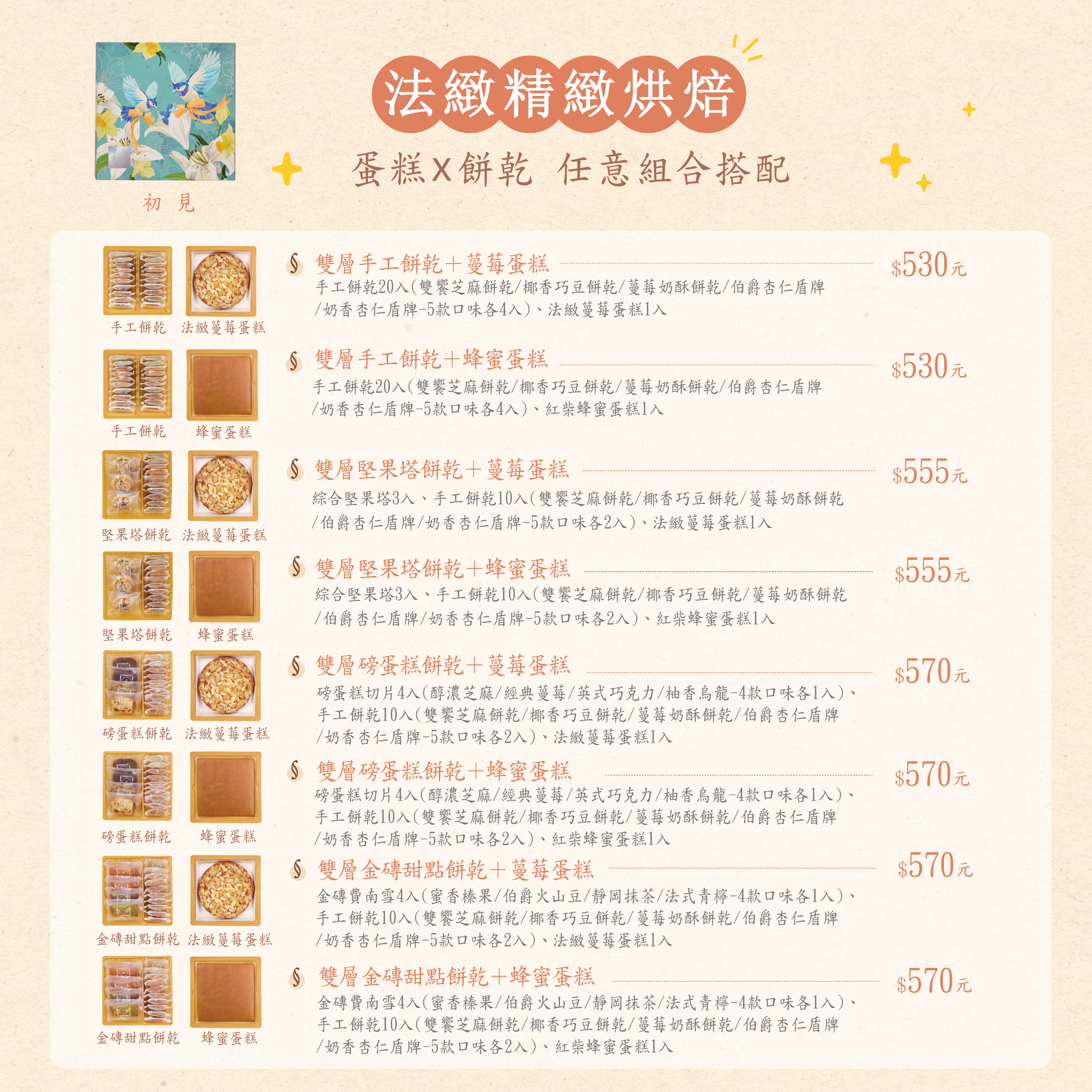 價目表