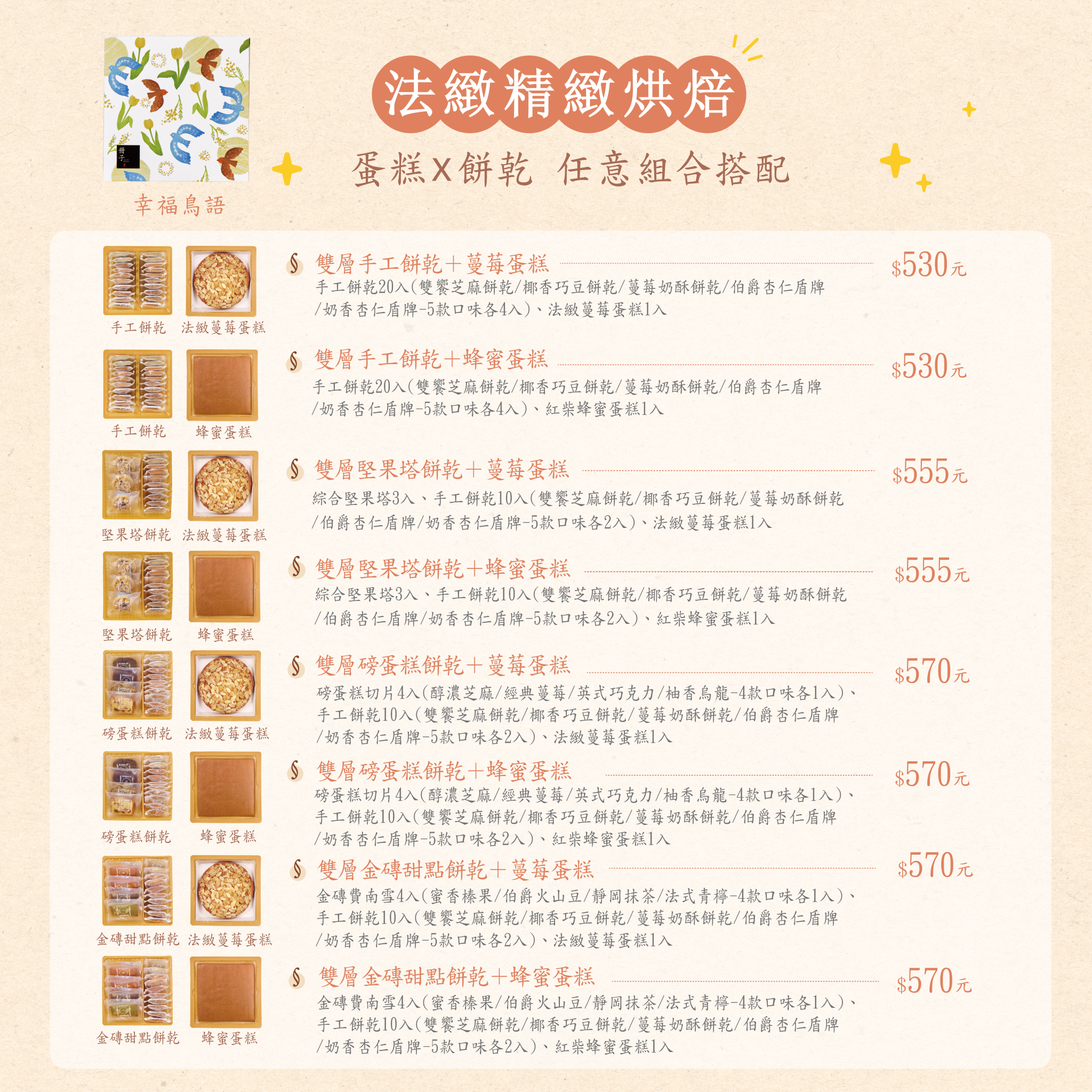 價目表