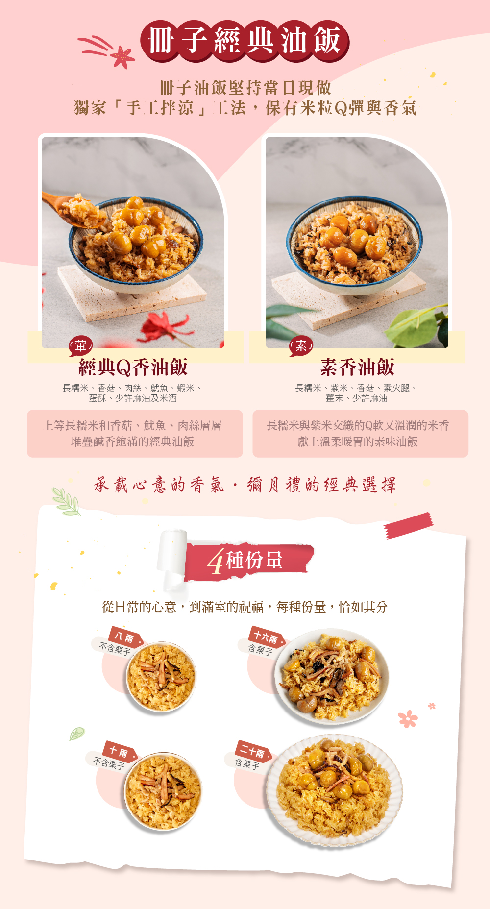 冊子經典油飯介紹