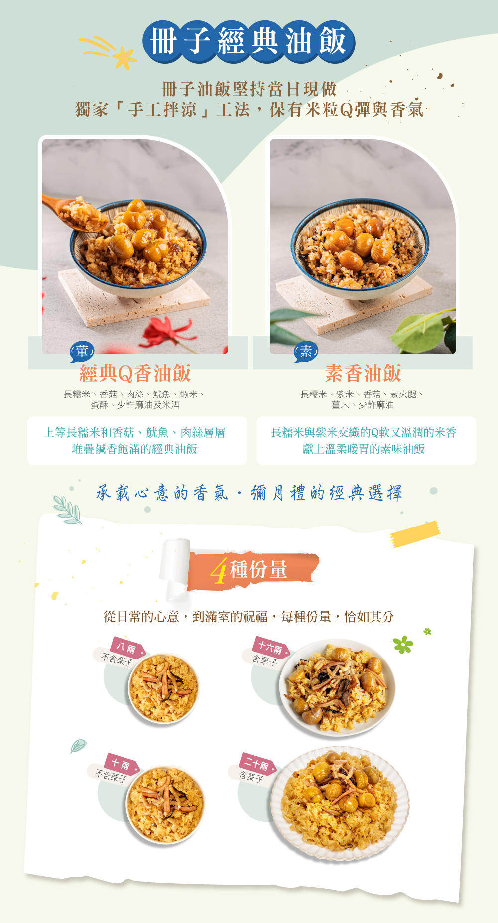 冊子經典油飯介紹