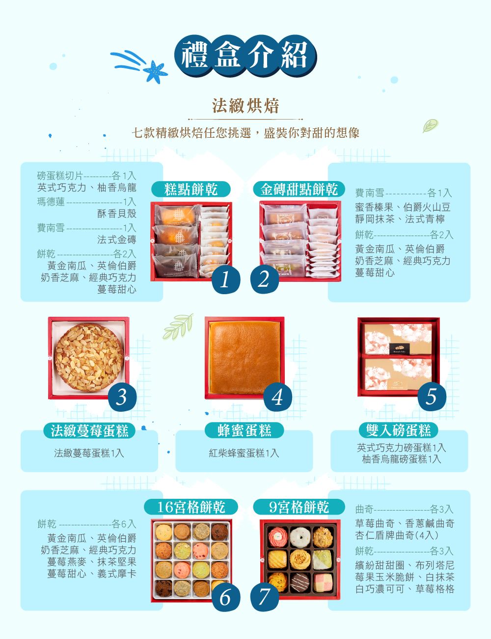 冊子精緻法式烘焙雙層禮盒