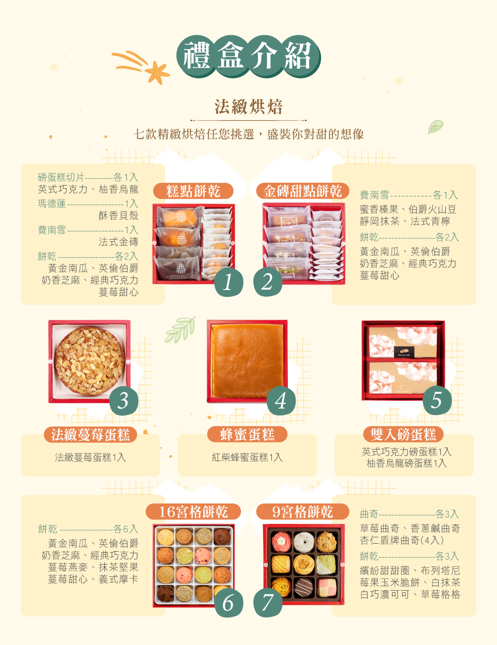 冊子精緻法式烘焙雙層禮盒