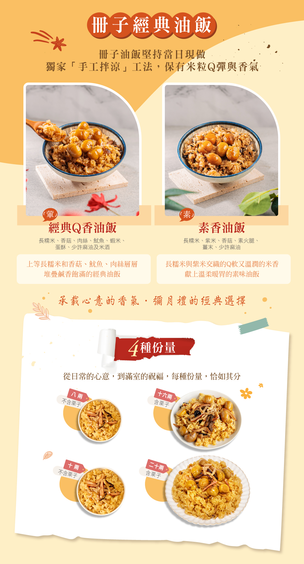冊子經典油飯介紹
