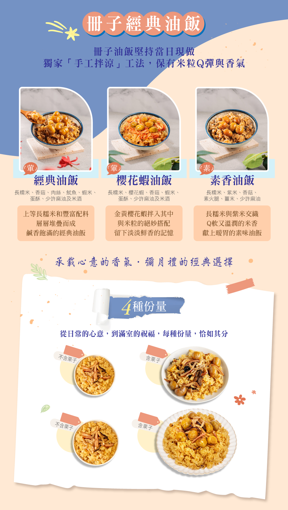 冊子油飯特色介紹