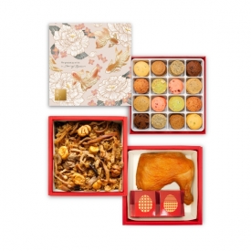 金玉滿堂-三層-糕點餅乾-彌月禮盒