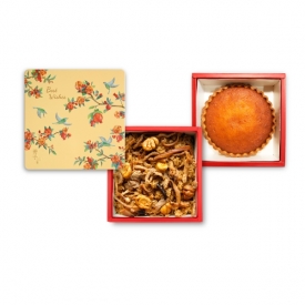 彩鳥飛悅-雙層-油飯十六宮格餅乾禮盒