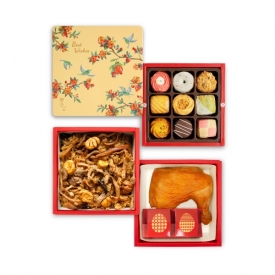 彩鳥飛悅-三層-糕點餅乾-彌月禮盒
