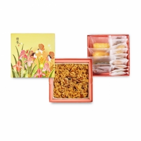 確幸仙子-小雙層-油飯蜂蜜蛋糕-彌月禮盒