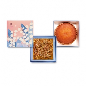 確幸精靈-小雙層-全烘焙蜂蜜蛋糕餅乾-彌月禮盒