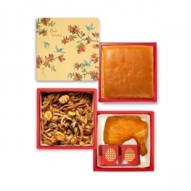彩鳥飛悅-三層-堅果塔磅蛋糕禮盒