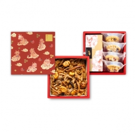 龍喜寶貝-油飯九宮格餅乾-彌月禮盒