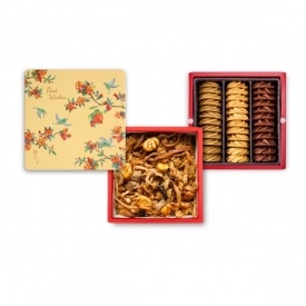 彩鳥飛悅-雙層-油飯蜂蜜蛋糕禮盒