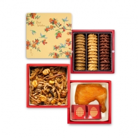 彩鳥飛悅-三層-蜂蜜蛋糕-彌月禮盒