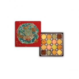 祥龍聚寶-單層-蜂蜜蛋糕-彌月禮盒