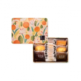 藝花-單層-堅果塔磅蛋糕-彌月禮盒