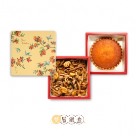 彩鳥飛悅-雙層-油飯蜂蜜蛋糕禮盒